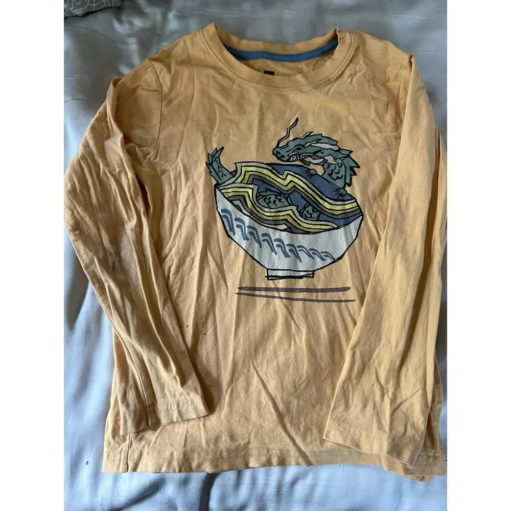 Tea Collection Dragon Shirt  size 8